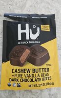 Cashew Butter & Pure Vanilla Bean Dark Chocolate Bites