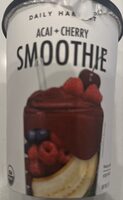 Açaí and cherry smoothie