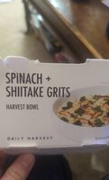 Spinach + Shiitake Grits Harvest Bowl