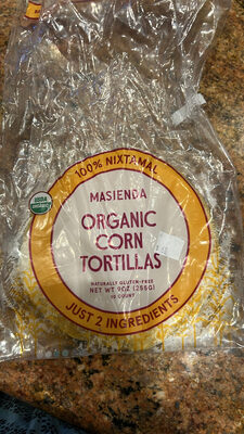 Organic corn tortillas