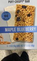 Maple Blueberry Bar