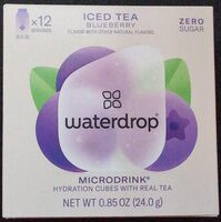 Waterdrop Iced Tea: Blueberry