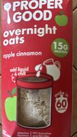 Apple cinnamon overnight oats