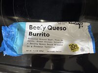 Beefy Queso Burrito