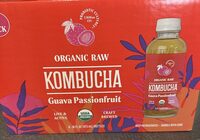 Organic Raw Kombucha Guava Passionfruit