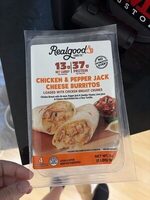 Chicken & Pepper Jack Cheese Burritos
