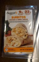 Burritos Chicken & Three Cheese