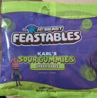 Karl's Sour Gummies Green Apple