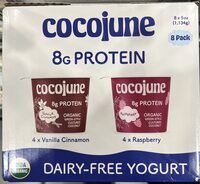 Organic Greek style cultured, coconut, dairy free yogurt