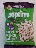 Poptime Sweet & Spicy Jalapeno Kettle Corn