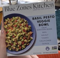 Basil pesto veggie bowl
