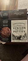 Grass Fed Pasture Raised Venison and Beef Patties