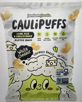 Corn, Rice Cauliflower Puffed Snack White Cheddar
