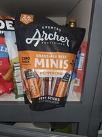 Grass-Fed Beef Minis Pepperoni Beef Sticks