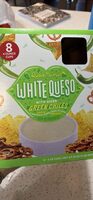 White Queso with Diced Green Chiles