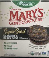 Seaweed And Black Sesame Crackers