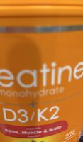 Creatine monohydrate + D3/K2