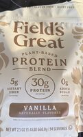 Plant based protein blend