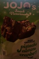Dark Chocolate Pistachio Almond Cranberry Bites