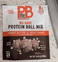 No-Bake Protein Ball Mix Peanut Butter & Cocoa Flavor