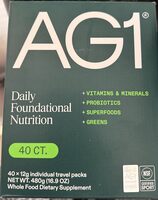 AG1 Daily Foundational Nutrition