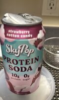 Protein Soda Strawberry Cotton Candy