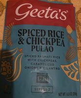 Spiced rice and chickpea PULAO