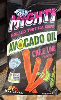 Rolled Tortilla Chips Chile Lime Flavored