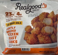 Lightly Breaded Chicken Breast Chunks