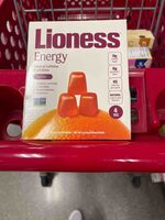 Lioness Energy Natural Caffeine Fruit Bites Citrus Non-gmo