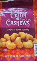 Cajun flavored cashews