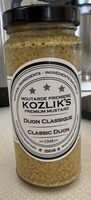Kozliks dijon classique hot brown yellow natural