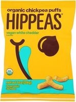 Organic Chickpea Puffs-Yellow Pea, Vegan White Cheddar