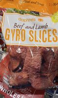 Beef and lamb gyro slices