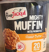Mighty muffin with probiotics*, peanut butter