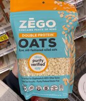 Double protein raw oats