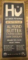 Almond Butter + Puffed Quinoa Dark Chocolate