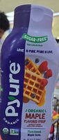 Organic Sugar Free Syrup With Maple Flavor