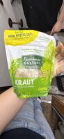 Garlic dill pickle crunchy kraut wild fermented cabbage