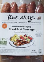 Vermont Maple Syrup Breakfast Sausage