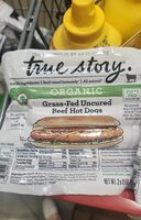 Organic Grass-fed Uncured Beef Hot Dogs
