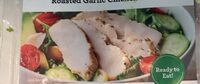 Thick carved roasted garlic chicken breast