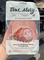 Uncured wildflower honey & maple ham