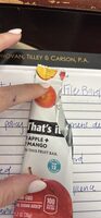 That's it. 1 Apple + 1 Mango Fruit Bar