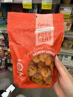 Mini Caramel Chocolate Chip Crunchy Cookies