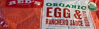 Egg & ranchero sauce organic burrito