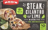 Steak Cilantro and Lime Burrito