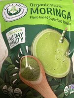 Organic Pure Moringa Plant-based Superfood Powder