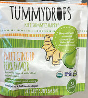 Sweet Ginger Pear Flavor Tummy Drops