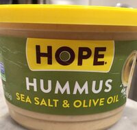 Organic Sea Salt & Olive Oil Hummus